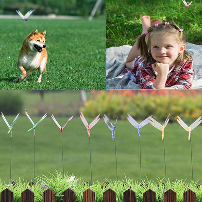 Dragonfly Garden Stake Set