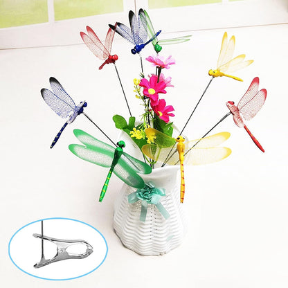 Dragonfly Garden Stake Set