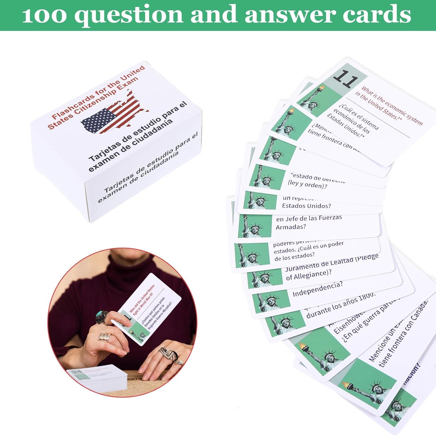 Bilingual Citizenship Test Flashcards