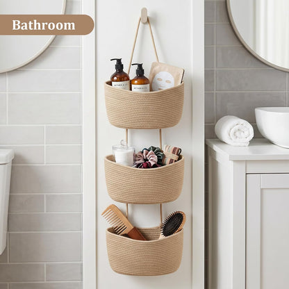 Wall-Mounted Cotton Storage Organizer