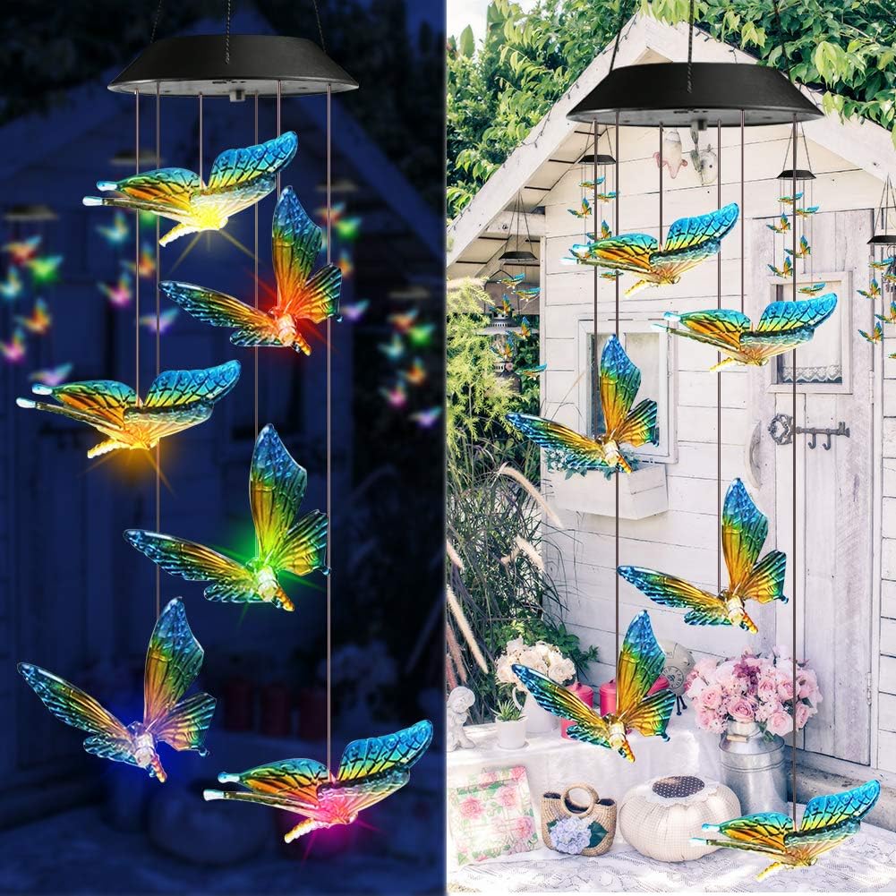 Solar Hummingbird Wind Chime