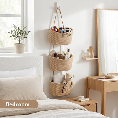 Wall-Mounted Cotton Storage Organizer