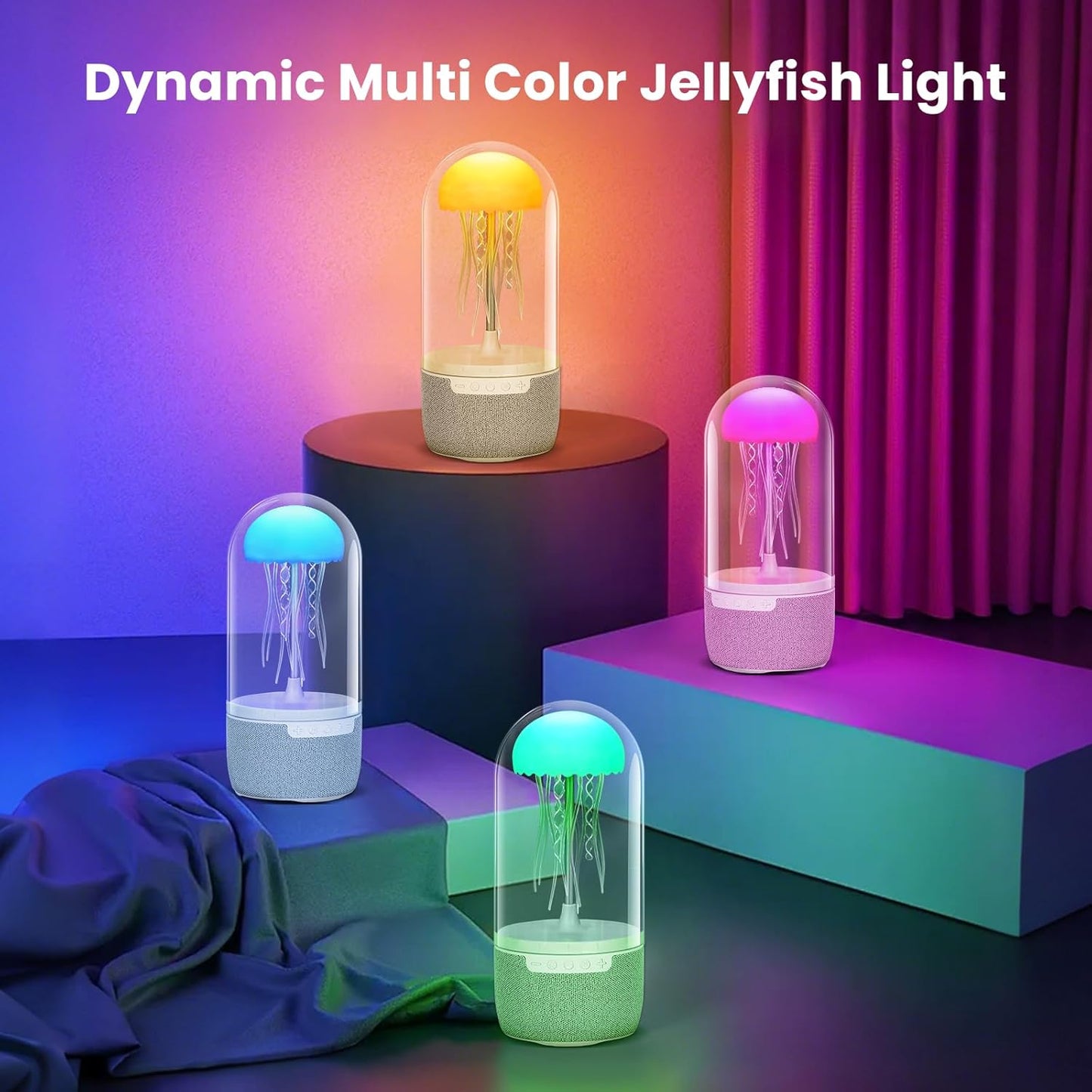 Bluetooth Jellyfish Speaker Lamp