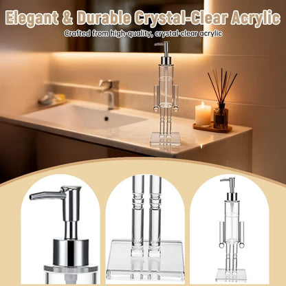 Nutcracker Soap Dispenser Festive Holiday Bathroom Decor