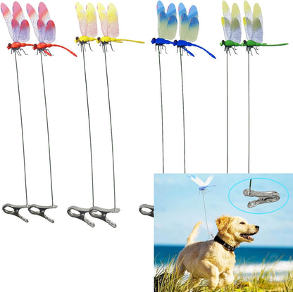 Dragonfly Garden Stake Set