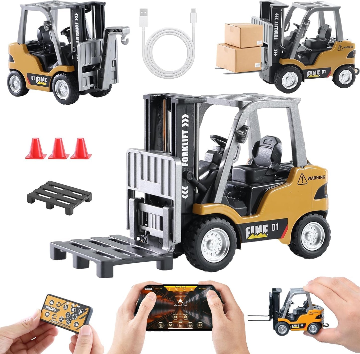 Remote-Control Forklift Crane