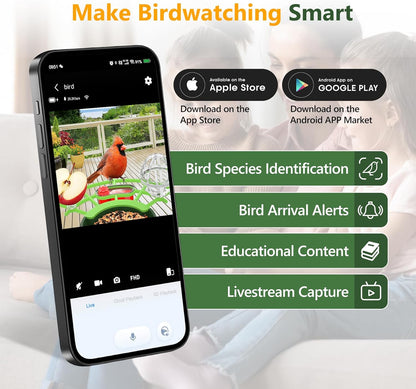 Smart Camera Bird Feeder