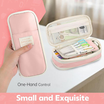 Double-Layer Macaron Stationery Box
