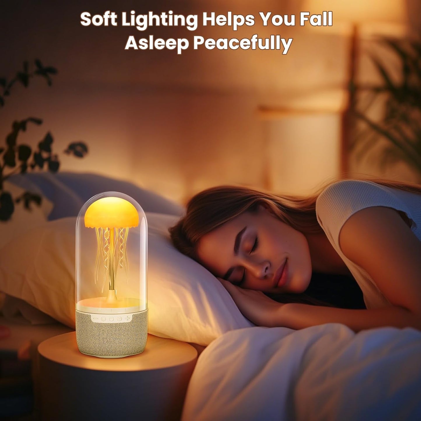 Bluetooth Jellyfish Speaker Lamp