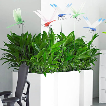 Dragonfly Garden Stake Set