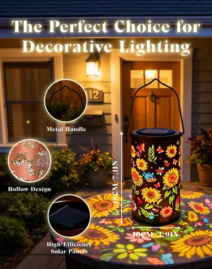 2026 Mother's Day Gifts -Glowing Colorful Sunflower Solar Garden Lantern