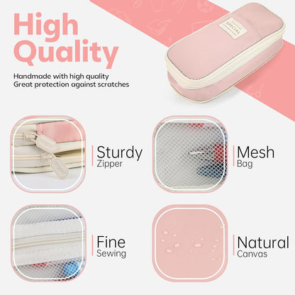Double-Layer Macaron Stationery Box