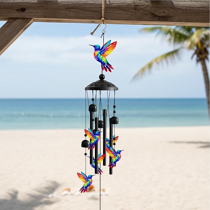 Hummingbird Metal Wind Chime
