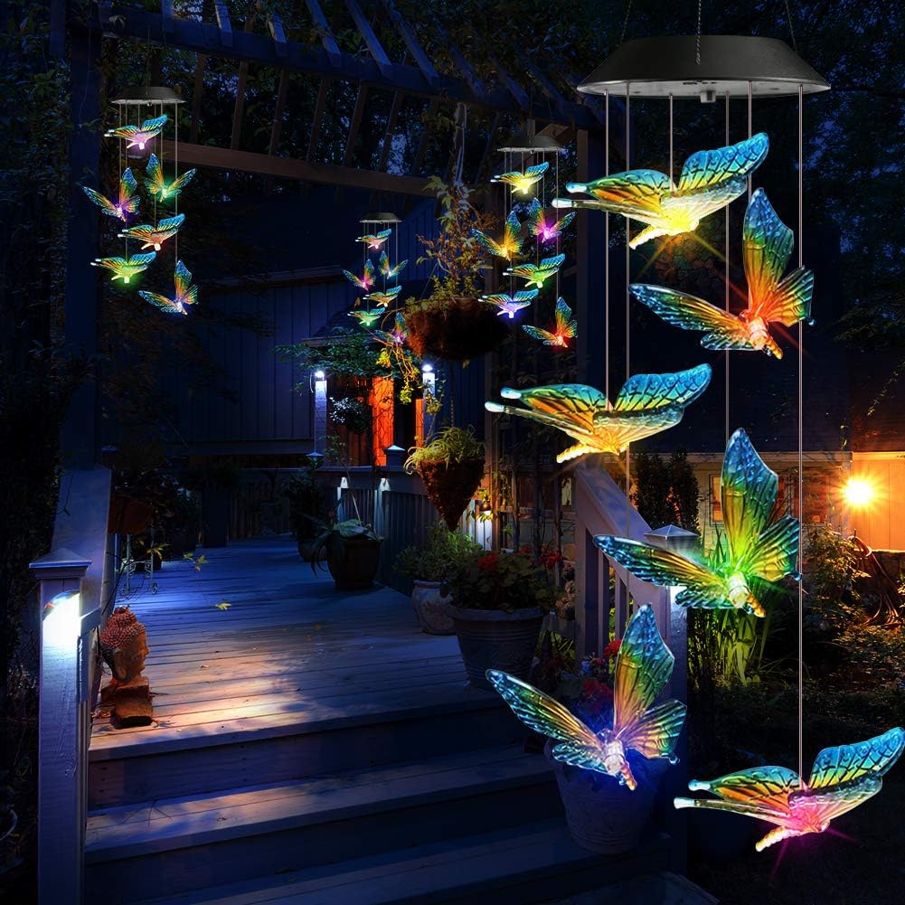 Solar Hummingbird Wind Chime