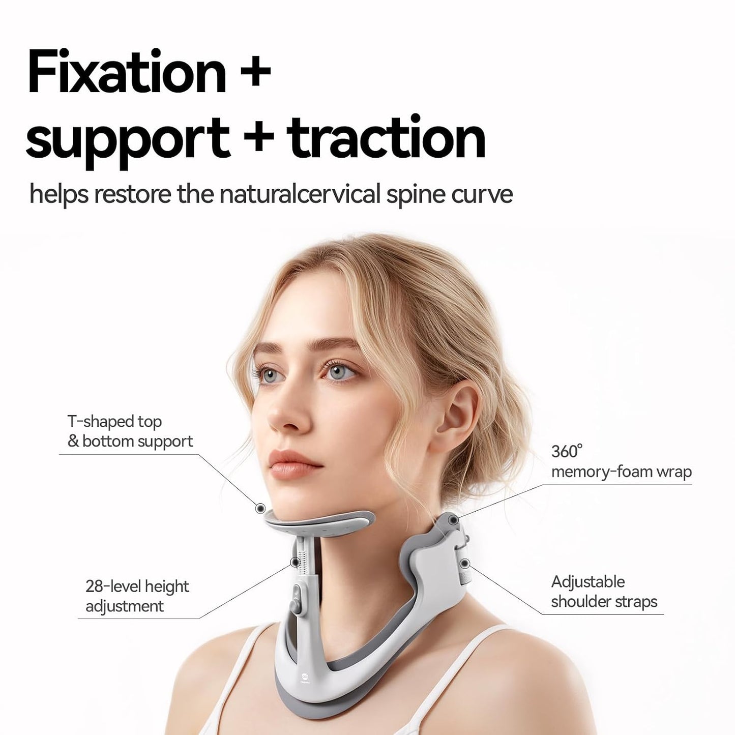 Adjustable Neck Support Collar