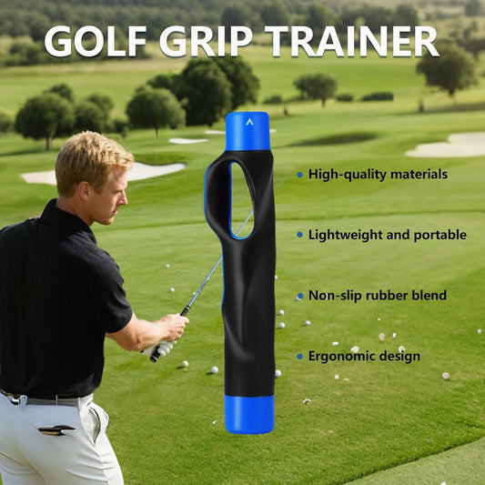 Golf Grip Trainer - Golf Swing Aid Club Attachment for Correct Hand Placement