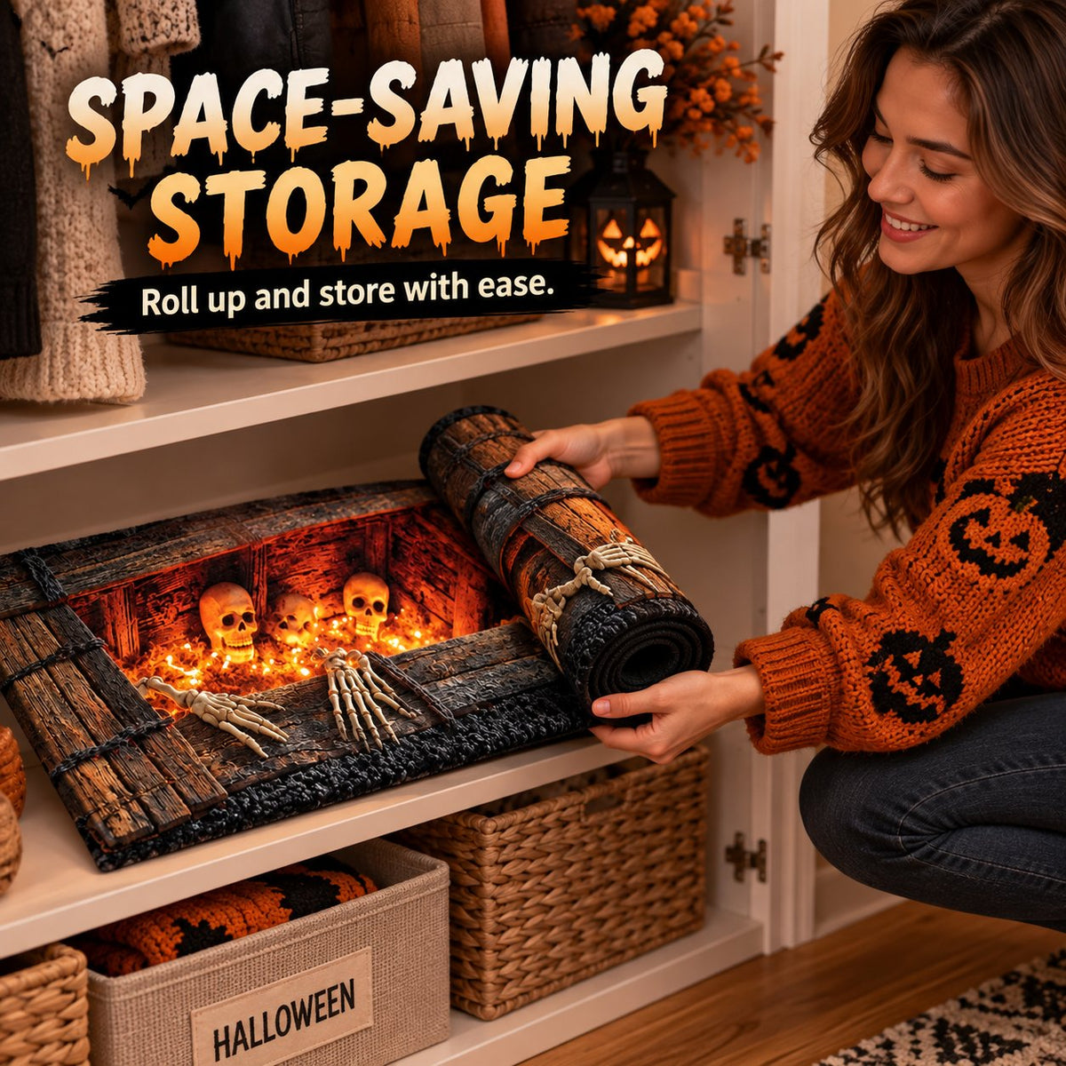 Step Into the Void: Halloween 3D Illusion Mat