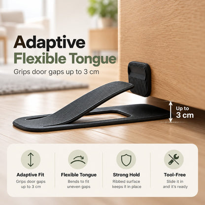Slide. Grip. Protect: The Flexible Door Stopper