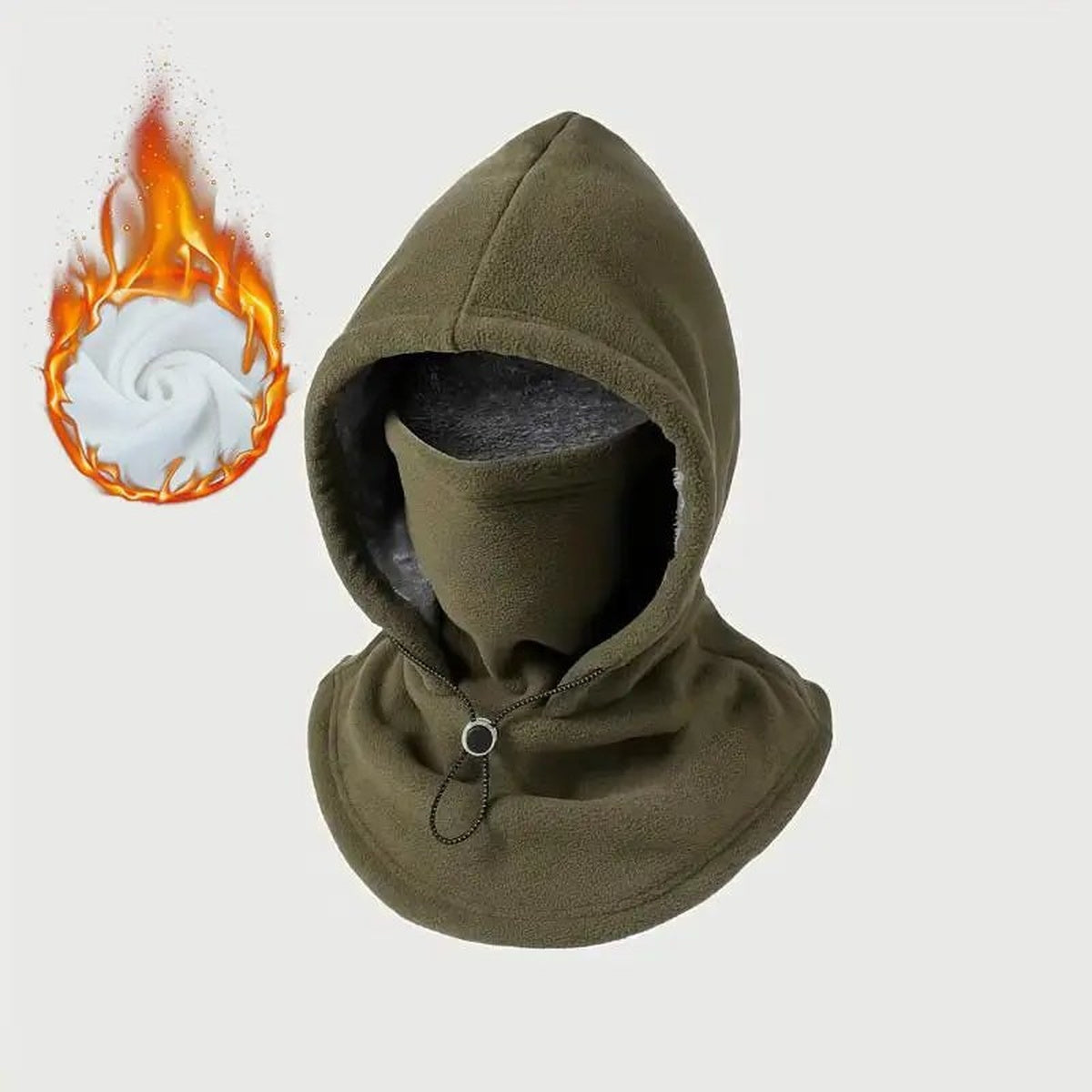 Winter Fleece Hat with Neck Gaiter