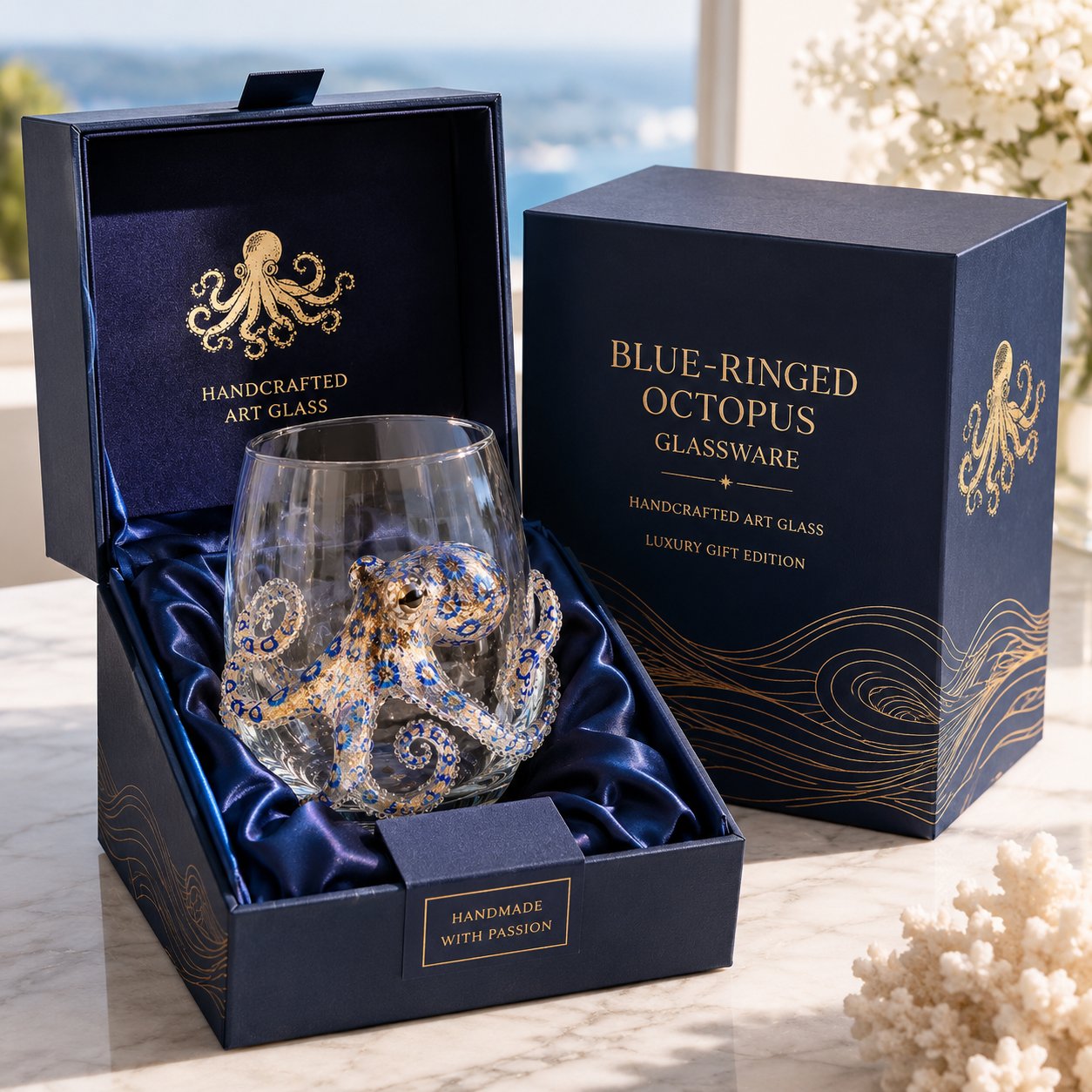Ocean Animal Glassware Collection