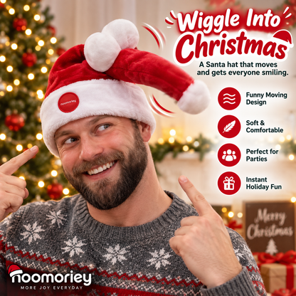 Wiggle & Laugh Moving Santa Hat The Christmas Party Hat Everyone Notices