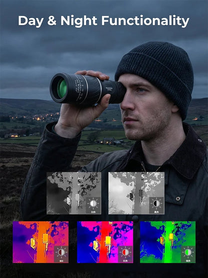 Recommended by mountain guides! 100x high-powered monoculars, IPX5 waterproof and fogproof
