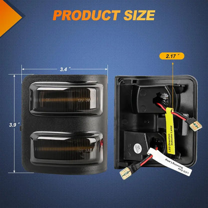 Switchback LED Truck Mirror Lights
