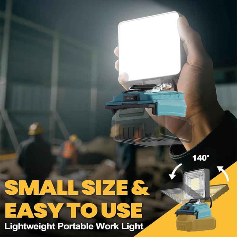 3000LM Cordless LED Work Light with charging Ports