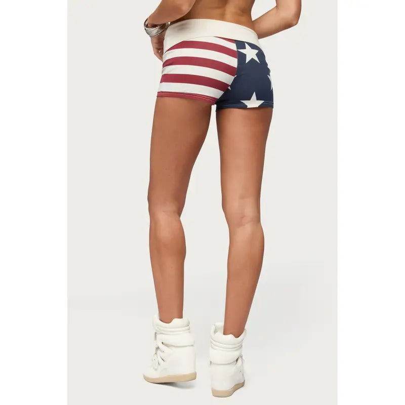 USA Foldover Shorts