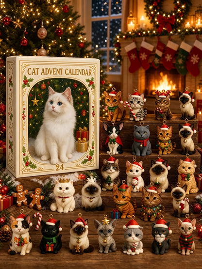 Advent Calendar 2026 Cat Advent Calendar - Giftfor Adults Friends CatOwners and Lovers Christmas Holiday Countdown Gift