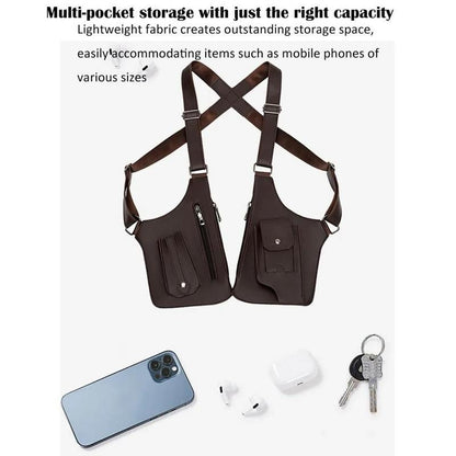 Premium Leather Crossbody & Underarm Bag Adjustable & Unisex