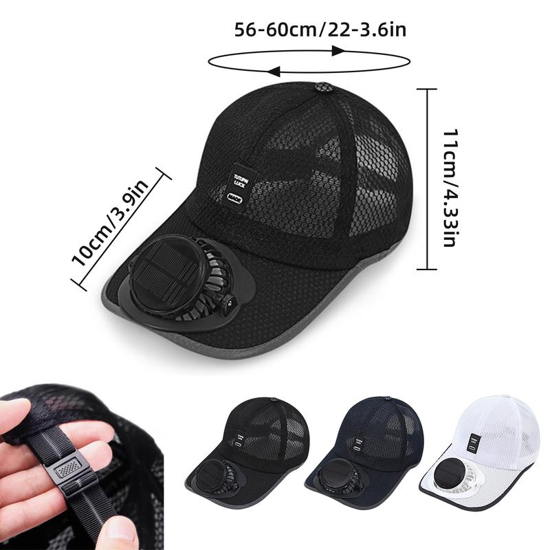 2026 Pro Outdoor Cooling Hat: Dual-Power Fan Cap