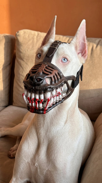 EARLY HALLOWEEN Hell Hound Monster Muzzle