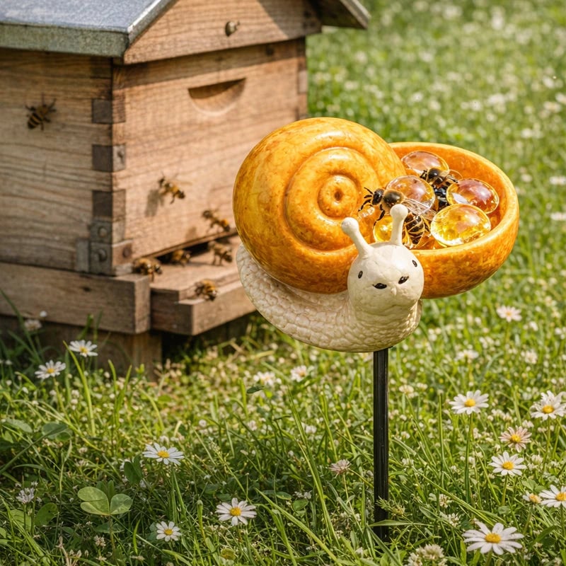 Pollinator Water Bowl Decor