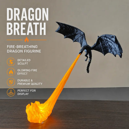 3D Printed Illuminated Dragon Flame Book Nook, Mystical Fantasy Bookshelf Decor with LED Light
