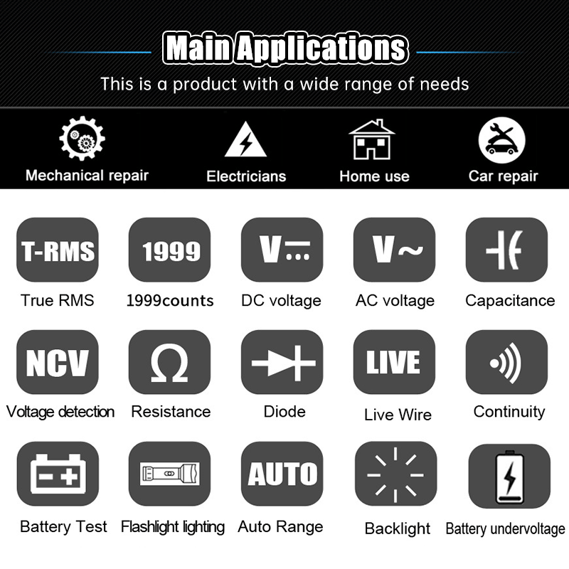 Voltage Detector Multimeter