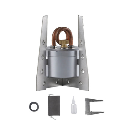 Self-Pressurized Alcohol Stove Lightweight Aluminum & Copper Burner for Hiking, Camping & Survival