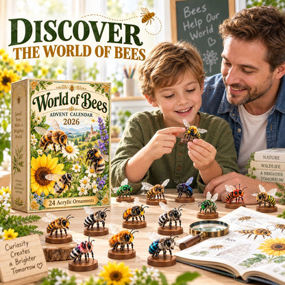 World of Bees 2026 Advent Calendar | 24 Unique Acrylic Ornaments