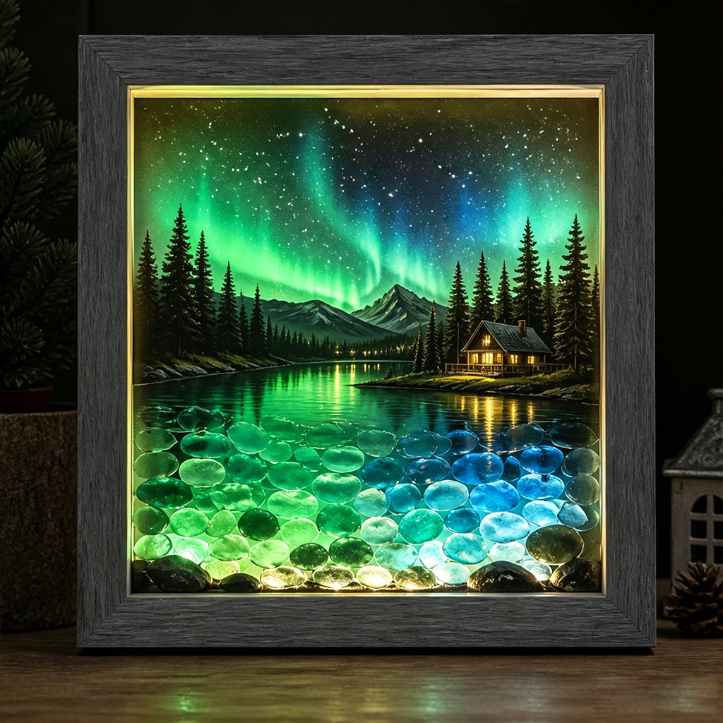 Lighthouse Shadow Box Light