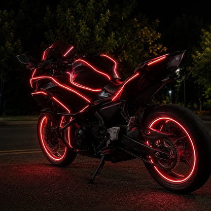 Motorcycle RGBIC Glow Kit 5000+ Colors, Music Sync & App Control