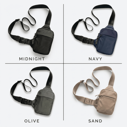 Travel Sling Bag Discreet Secure Sling Pack Keeps Valuables Safe