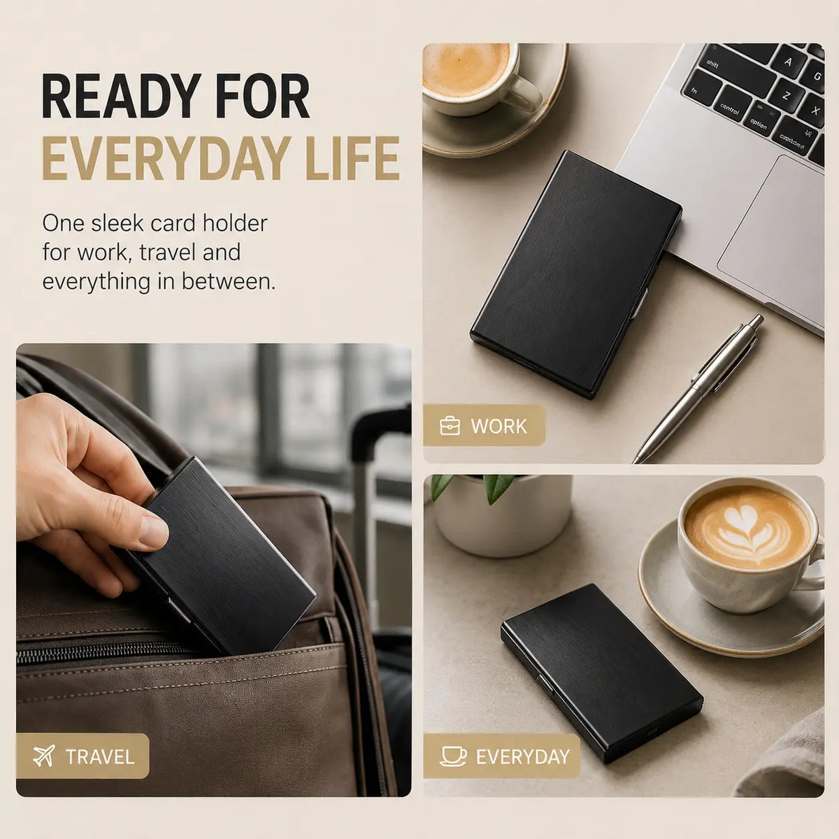 Ultra-Slim RFID Blocking Card Holder
