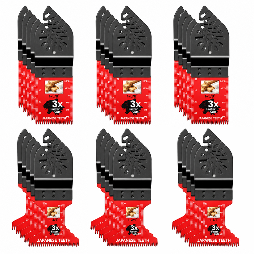 Japanese-Tooth Oscillating Saw Blades Universal Fit, 10 50 Pcs