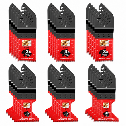Japanese-Tooth Oscillating Saw Blades Universal Fit, 10 50 Pcs