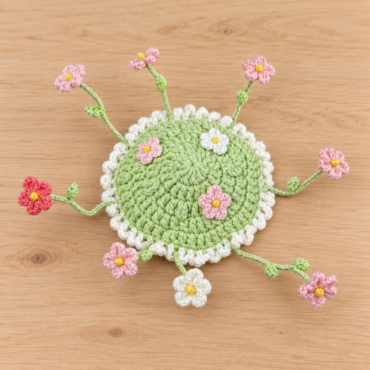 Handmade Floral Coaster