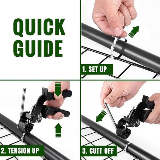 304 Stainless Steel Zip Tie Kit | 4X Stronger Than Plastic