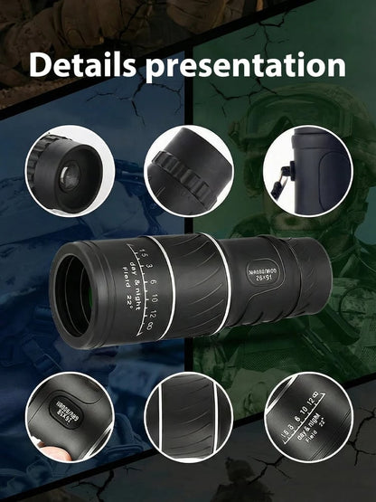 Recommended by mountain guides! 100x high-powered monoculars, IPX5 waterproof and fogproof