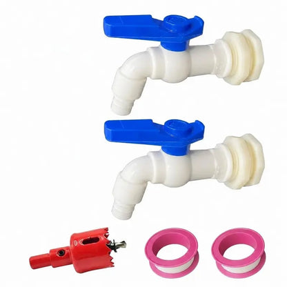 Rain Barrel Spigot Kit 1/2' PVC Faucet Set