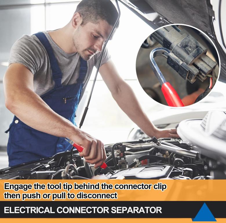 Automobile electrical terminal connector disconnector tool