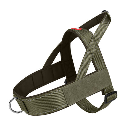 No-Pull Reflective Dog Harness for Medium & Large Dogs, Comfortable Padded Vest with Dual D-Rings